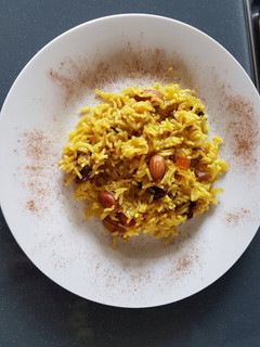 Una foto de Arroz con frutos secos