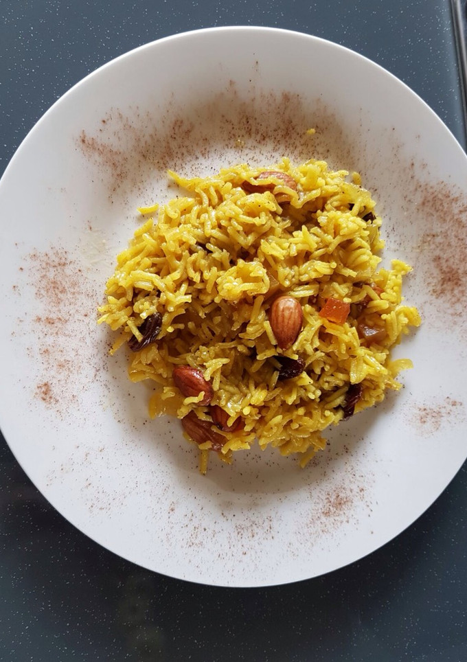 Una foto de Arroz con frutos secos
