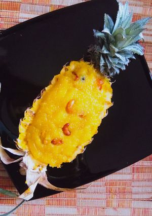 A picture of Pineapple kesari.