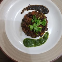 A picture of Chana masala chaat.