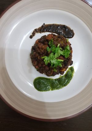 A picture of Chana masala chaat.