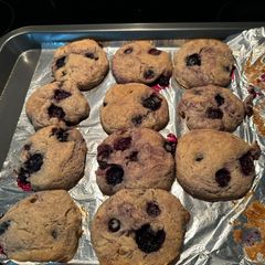 A picture of Blueberry Cookies.