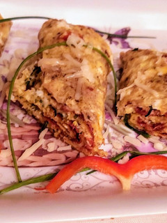 Tojásos omlett tekercs parasztosan 🍳🍳🍳 recept fotója