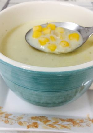 صورة لوصفة شوربة الذرة