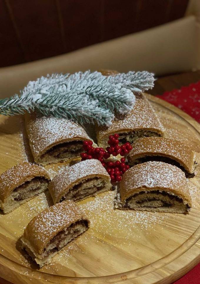 Пісний штрудель з маком