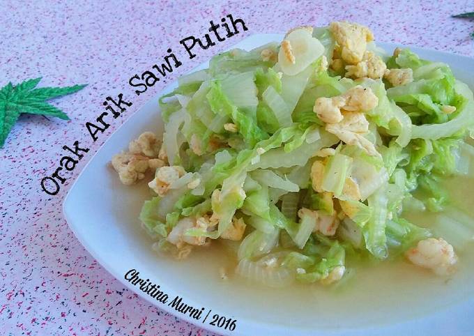 Resep Orak Arik Sawi Putih Oleh Christina Murni Utami Cookpad