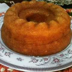 A picture of Baba rum cake.