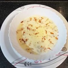 A picture of Kesar badam kheer.