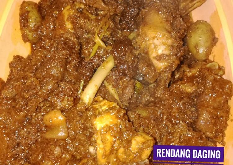 Resep Rendang komplit bonus kentang mini Ala Bun&#39;Nie kitchen&#39;s yang Bisa Manjain Lidah