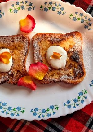 A picture of No Egg French Toast.
