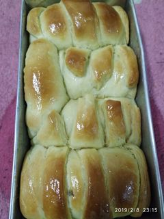 Foto resep Roti isi pisang coklat