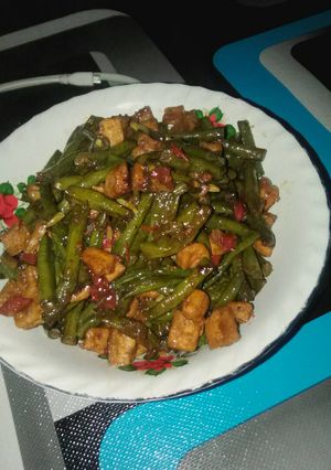 Foto resep Tumis kacang panjang anak kos