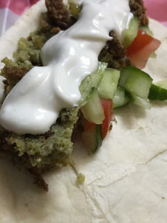 صورة لوصفة سندويش فلافل 🌮