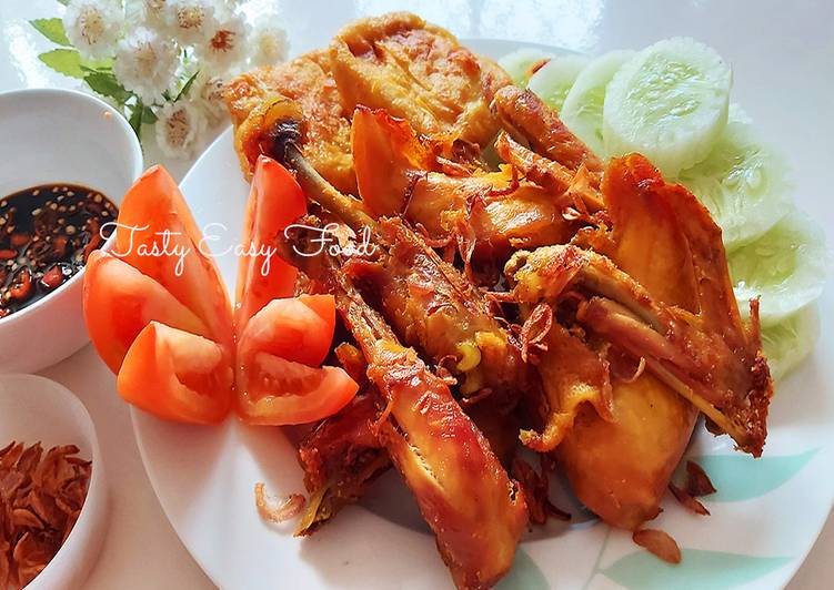 @IDE Resep Ayam Kampung Goreng Bumbu Kuning Simple ala Tasty Easy Food menu masakan harian