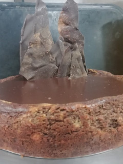 Una foto de Cheesecake de chocolate