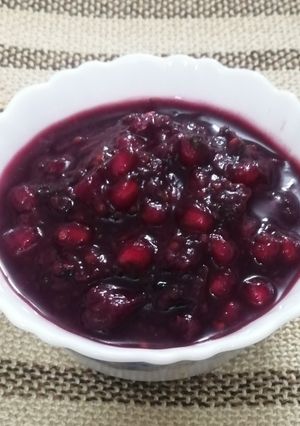 عکسی از دستور ترشی بادمجان لبو انار