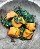 Sweet potato and spinach stew