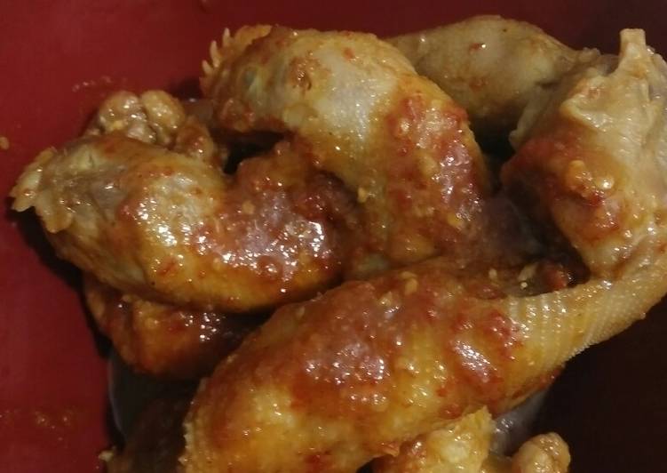 Resep Kepala ayam bumbu merah Lezat