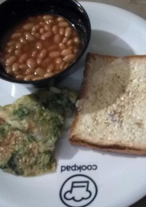 A picture of Veggies omelette.