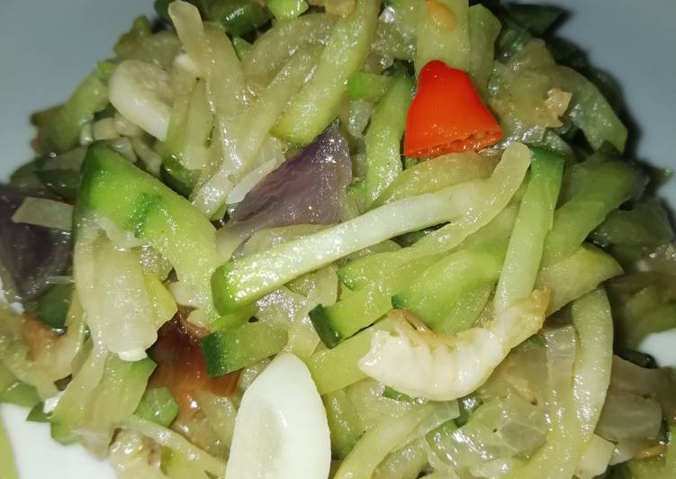 Bumbu mengolah 4. Tumis labu siam mudah yang enak