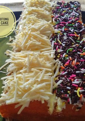 Foto resep Cake Potong (Bolu Jadul) Tips memanggang dengan Otang