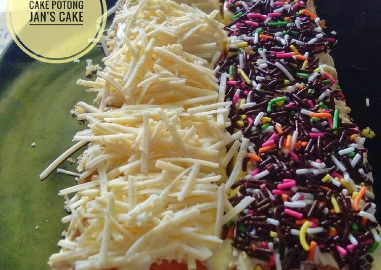 Cake Potong (Bolu Jadul) Tips memanggang dengan Otang