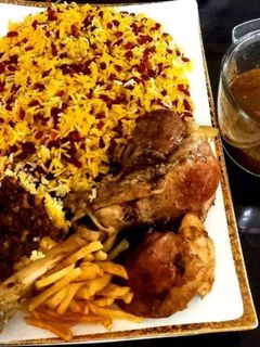 عکسی از دستور پلو خورشت بوقلمون با رب آلوچه جنگلی🍂