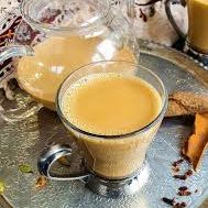 A picture of Karak tea (Bahrain).