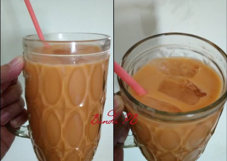 Cara Gampang Membuat Thai Tea Anti Gagal