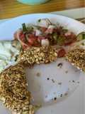Nuggets caseras rebozadas en avena