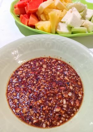 Foto resep Bumbu Rujak Kuah Kacang