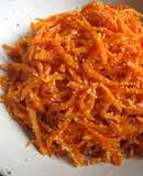Stir-fried Carrot & ‘Tarako’ (Pollock Roe)