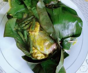 Resep mudah Pepes ikan kembung bumbu kuning Nikmat Lezat