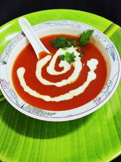 गाजर टमाटर सूप ( gajar tamatar soup रेसिपी मुख्य फोटो