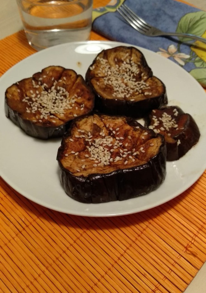 Una foto de Berenjenas con miso