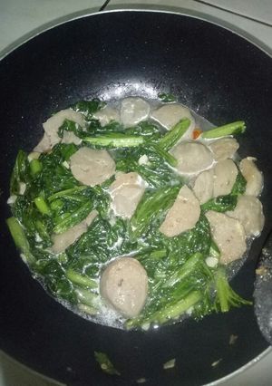 Foto resep Tumis sawi hijau sederhana