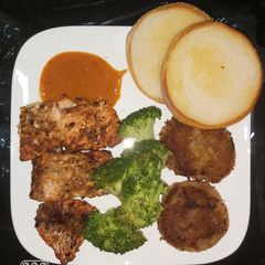 A picture of Air fried Salmon.
