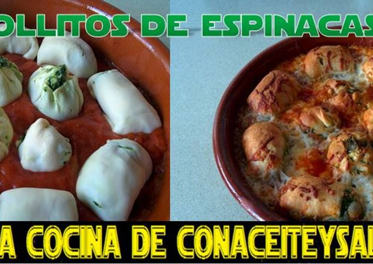 Espinacas con queso / rollo de espinacas