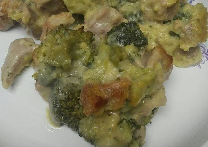 How to Make Super Quick Homemade Pork Broccoli Parm Casserole