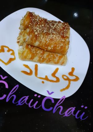 صورة لوصفة كريب بالمربى 🥞💜