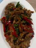 ผัดฉ่าเนื้อ