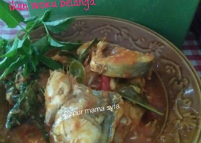 Ikan senangin woku belanga