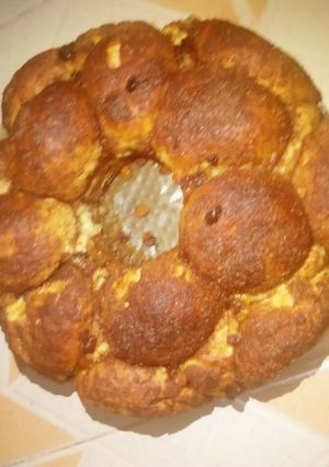 A picture of Monkey Bread #IndianDishContest.