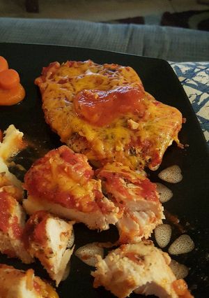 A picture of Cheesy Sketti Chicken.