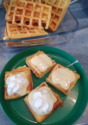 Glutén-,- tej vagy laktózmentes gofri recept fotója