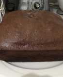 Pastel de chocobanano o torta de guineo con chocolate