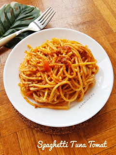 Foto resep Spaghetti Tuna Tomat