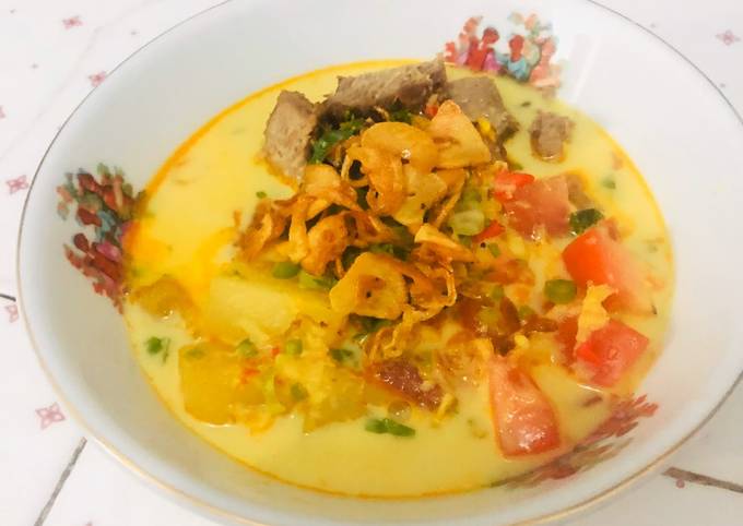 Soto betawi kuah susu