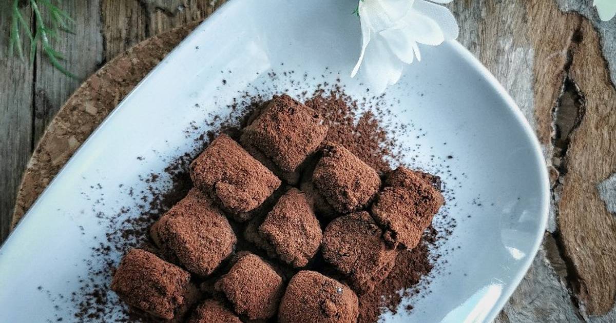 Resipi Chocolate Truffle Ala Royce oleh Nur Nadiah Cookpad