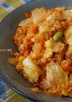 番茄咖哩炒飯｜10分鐘素食 的食譜成品照片